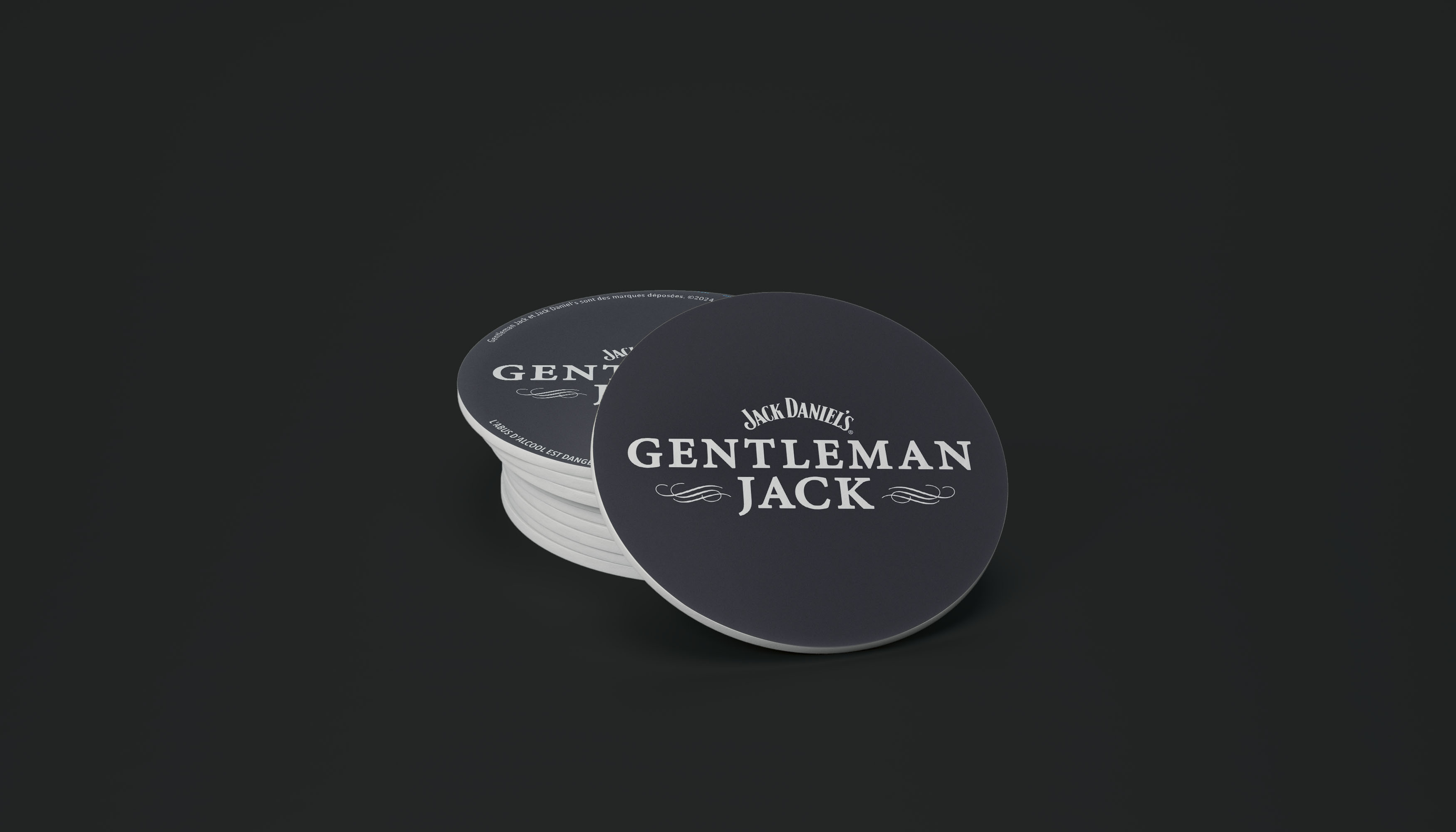 sous verre gentleman jack daniel's